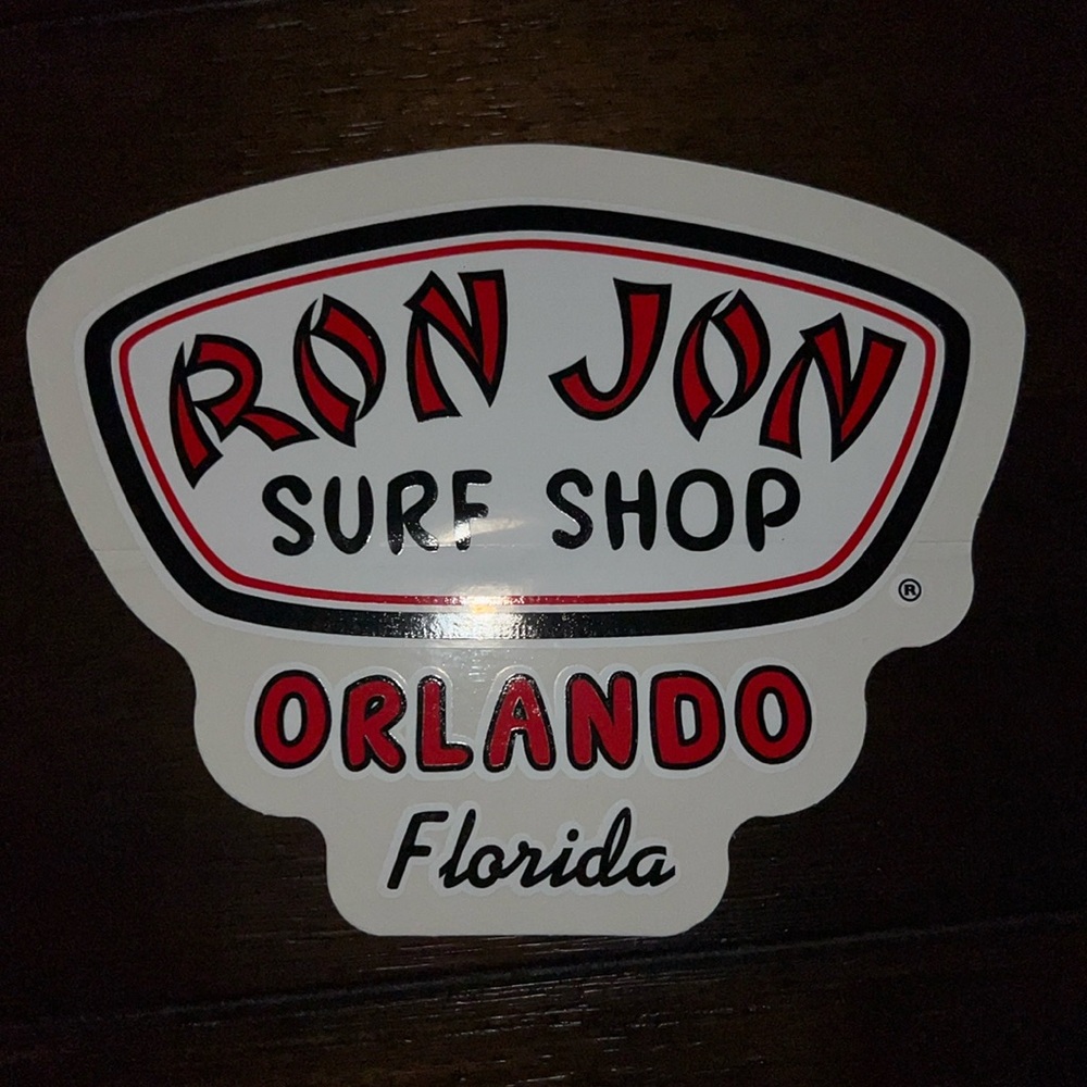 Ron Jon Surf Shop Orlando, FL Decal Sticker